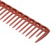 Расческа парикмахерская красная DEWAL PRO Palette 18,4см